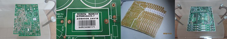 全自动pcb板专用贴标机样品图 全自动pcb板专用贴标机样品图