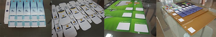 全自动卡片贴标机样品图 全自动卡片贴标机样品图